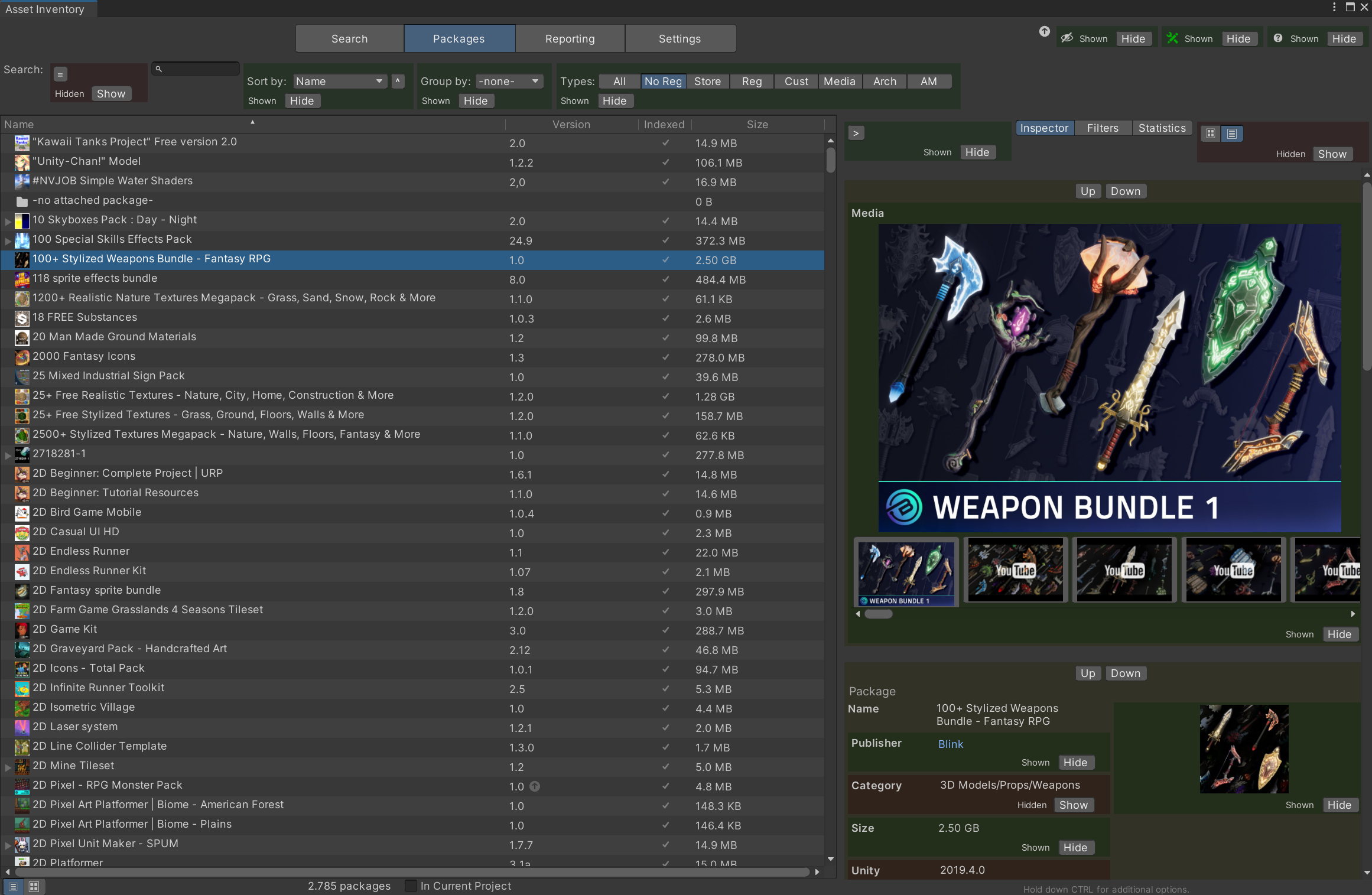 Asset Inventory documentation screenshot