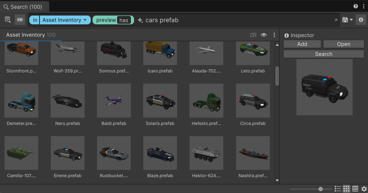 Asset Inventory documentation screenshot