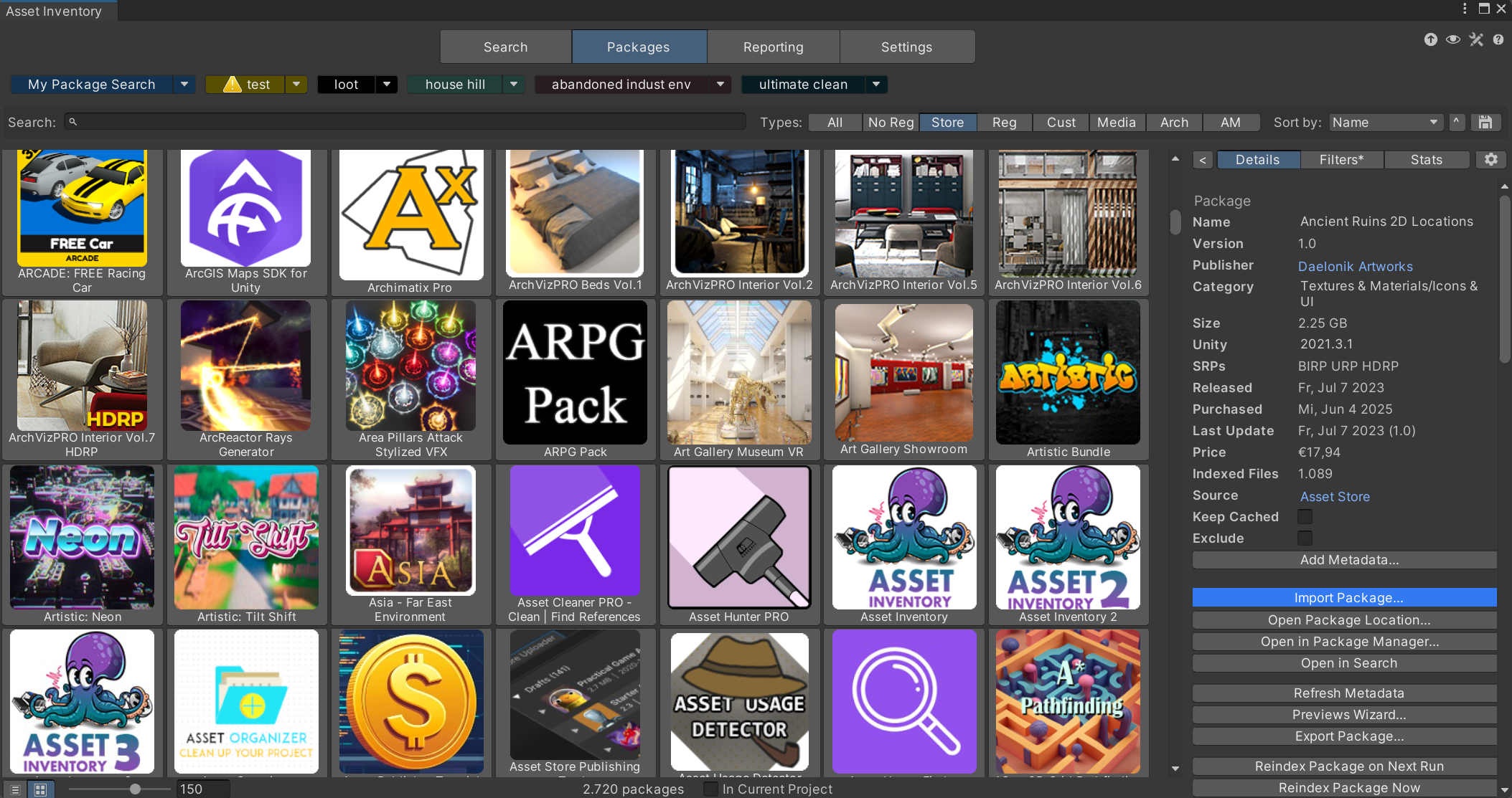 Asset Inventory documentation screenshot