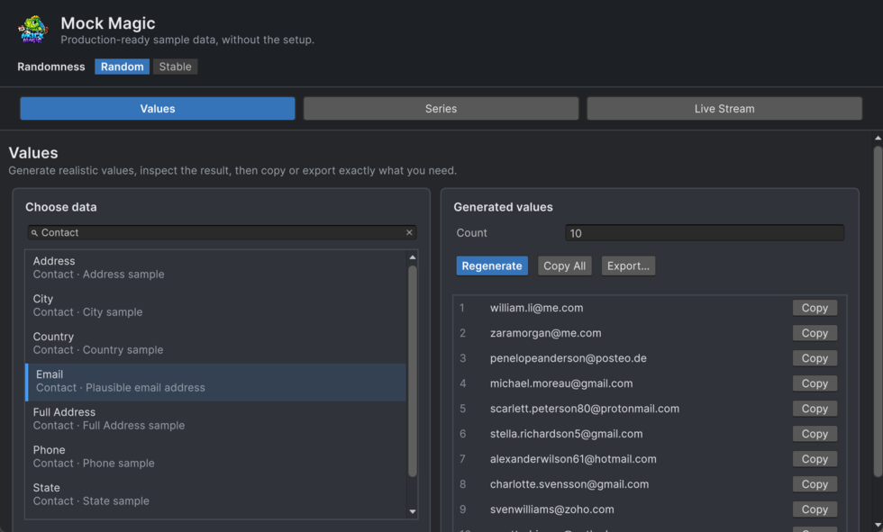 Mock Magic documentation screenshot
