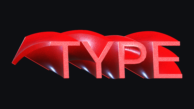 Barley Candy built-in Text Studio 3D style.