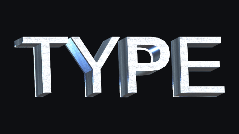 Crystal built-in Text Studio 3D style.