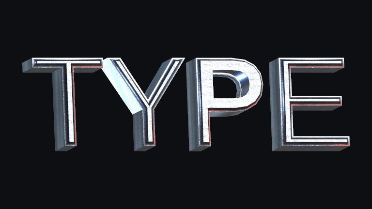 Metal Plate built-in Text Studio 3D style.