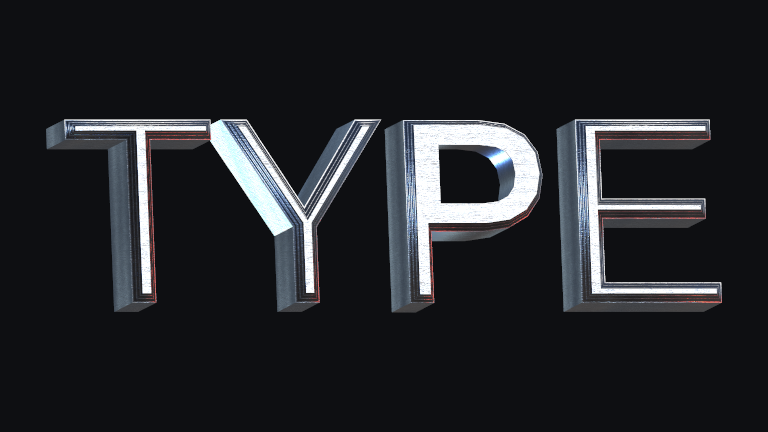Waterfall Edge built-in Text Studio 3D style.