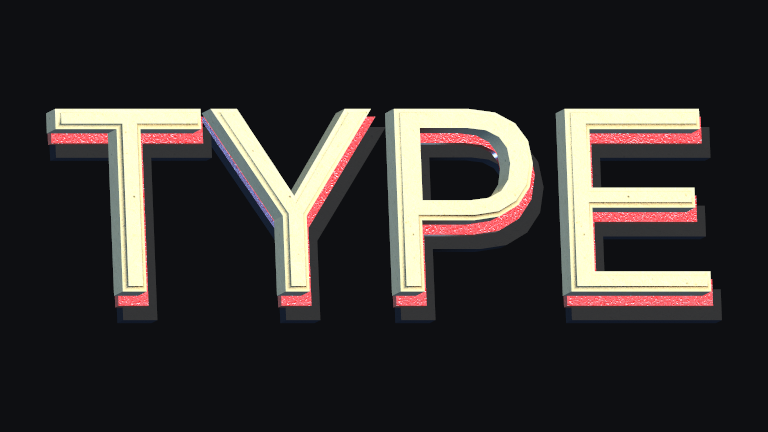 Retro Shadow built-in Text Studio 3D style.