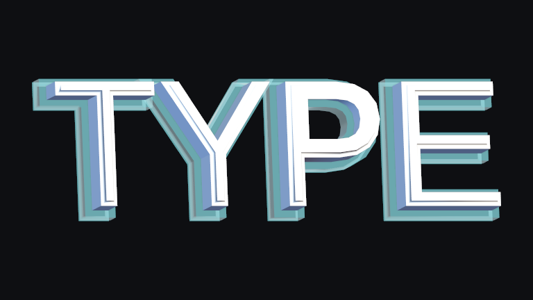 Acrylic Edge built-in Text Studio 3D style.