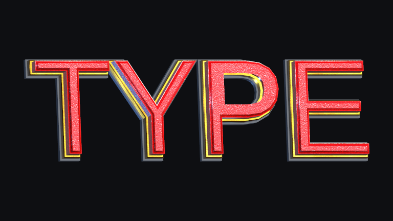 Enamel Pin built-in Text Studio 3D style.
