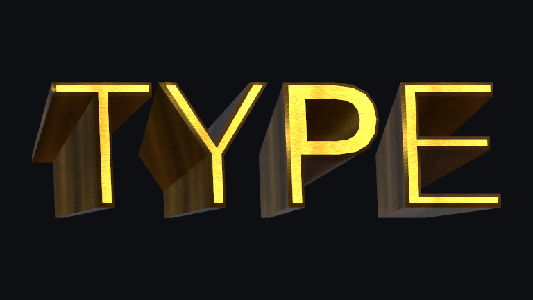 Stepped Pyramid built-in Text Studio 3D style.