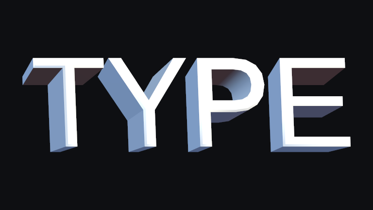Keystone built-in Text Studio 3D style.