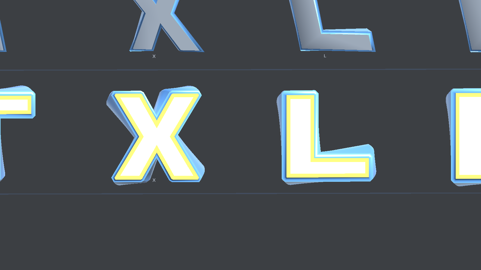 Text Studio 3D combined output stress example.