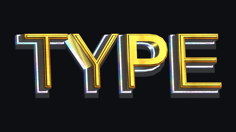 Title Card Hero built-in Text Studio 3D style.