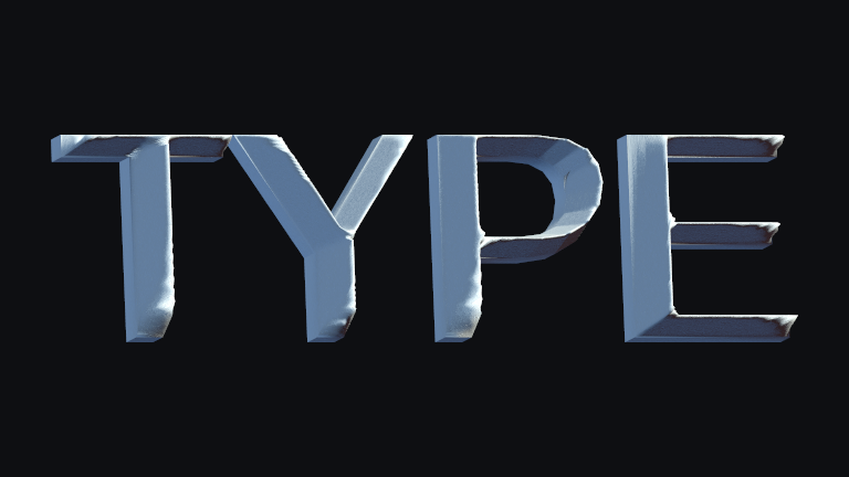 Chiseled Stone built-in Text Studio 3D style.