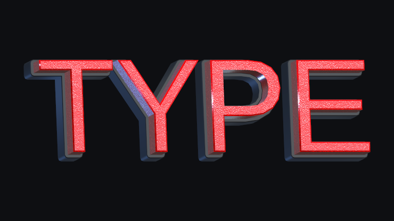 Outline Trim built-in Text Studio 3D style.