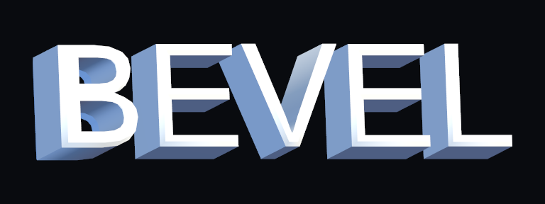 Bevel Pulse rendered on Text Studio 3D text.