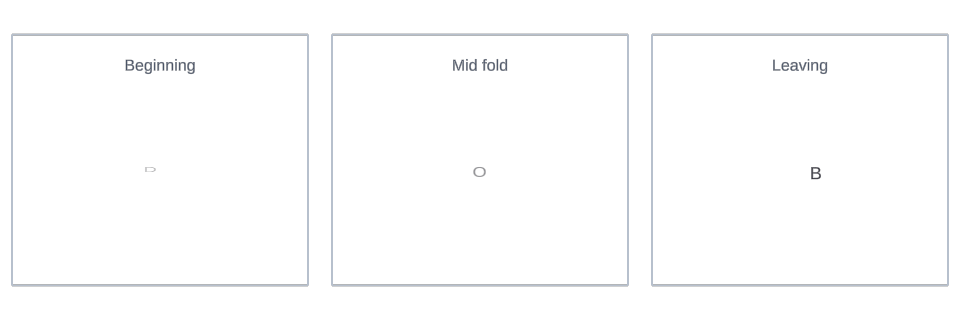 Fold Away effect variations in Text Studio.