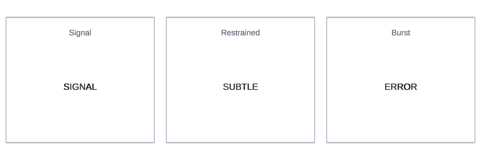 Chromatic Glitch effect variations in Text Studio.