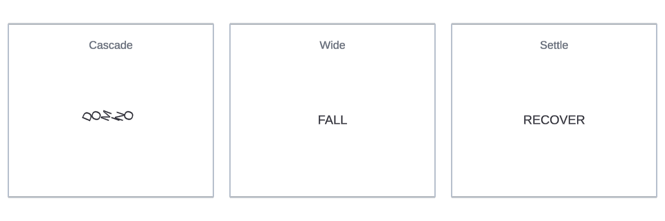 Domino Line effect variations in Text Studio.