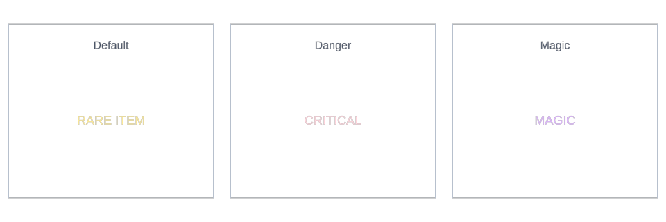 Color Pulse effect variations in Text Studio.